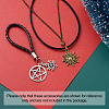 Tibetan Style Alloy Pendants TIBEP-TA0004-02-RS-8