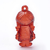 Transparent Acrylic Big Pendants TACR-T002-11-4