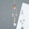 1Pc Moon & Sun Brass Handmade Suncatchers HJEW-LP0002-54-3