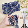 8.8 Yards Nation Style Polyester Lace Trim Ribbon OCOR-HY0001-43-3