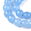 Dyed Natural White Jade Beads Strands G-T138-S11-3
