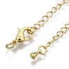 Long-Lasting Plated Brass Chain Extender LS-KK-F711-09G-2