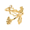 304 Stainless Steel with  Cubic Zirconia Adjustable Rings RJEW-K245-48C-G-1