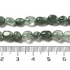 Natural Green Rutilated Quartz Beads Strands G-C179-F07-02-5