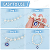 160Pcs 2 Colors Tibetan Style Alloy Tube Bails FIND-SP0001-77-6