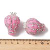 Crown Hot Air Balloon Acrylic Rhinestone Beads OACR-S048-03B-3