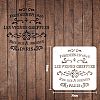 Plastic Reusable Drawing Painting Stencils Templates DIY-WH0172-148-2