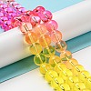 Dyed & Heated Synthetic Quartz Beads Strands G-P502-01C-05-2