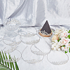 10Pcs 10 Styles Alloy Rhinestone Hair Bands OHAR-DR0001-06-4