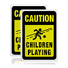UV Protected & Waterproof Aluminum Warning Signs AJEW-GL0001-01A-01-1