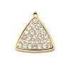 304 Stainless Steel Micro Pave Cubic Zirconia Charms STAS-I356-04G-02-1