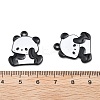 Panda Theme Alloy Enamel Pendants ENAM-F150-01-3