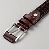 Braided Imitation Leather Chain Belts AJEW-WH20020-053A-2