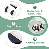 20Pcs 10 Styles Resin & Natural Wood Pendants RESI-TA0004-48-5