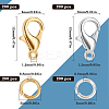400Pcs 2 Colors Zinc Alloy Lobster Claw Clasps FIND-SP0001-34-2