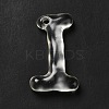Transparent Resin Alphabet Pendants LS-RESI-C028-02I-2