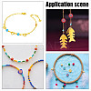 120Pcs 5 Styles Handmade Millefiori Glass Bead Strands LAMP-AR0001-33-5