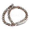 Electroplated Transparent Glass Beads Strands GL-CBA98F0-09D-3