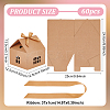 House Shape Cardboard Candy Storage Box CON-WH0084-89B-2
