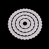 Flat Round Frame Carbon Steel Cutting Dies Stencils LS-DIY-F028-79-3