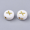 Plating Acrylic Beads PACR-R242-01X-2