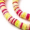 Handmade Polymer Clay Beads Strands CLAY-R089-6mm-T02B-17-6
