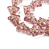 Handmade Bumpy Glass Beads Strands LAMP-F032-08C-3