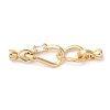 Brass Fold Over Clasps KK-A227-07G-1