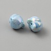 UV Plating Opaque Acrylic Beads OACR-A039-01E-2