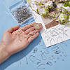 304 Stainless Steel & 316 Surgical Stainless Steel Earring Hooks & Earring Hooks & Jump Rings STAS-UN0002-89P-4