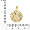 Brass Micro Pave Cubic Zirconia Pendants KK-P323-11H-G01-3