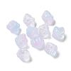 Baking Paint Transparent Glass Beads GLAA-C035-01C-1