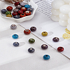 48Pcs 8 Colors Handmade Porcelain Beads PORC-LP0001-01-1