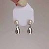 Chic Teardrop Alloy Stud Earrings for Women LK4889-9-1