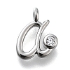 Brass Micro Pave Cubic Zirconia Pendants KK-B132-12P-A-1