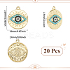20Pcs Rack Plating Alloy Pendants FIND-SC0013-22-2