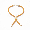 Nylon Twisted Cord Bracelet Making MAK-T003-13G-3