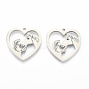 Non-Tarnish 201 Stainless Steel Pendants STAS-N098-118P-3