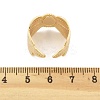Brass Cuff Rings for Women RJEW-B119-10G-5