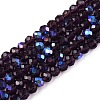 Electroplate Glass Beads Strands LS-EGLA-A044-T4mm-L15-1