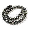 Handmade Dichroic Foil Glass Beads Strands DICH-U001-06C-2