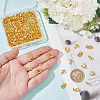 150Pcs 3 Style Brass & Alloy Ice Pick Pinch Bails FIND-AR0004-74G-3
