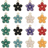 30Pcs Alloy Enamel Pendants ENAM-YW0005-92-1