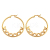 304 Stainless Steel Huggie Hoop Earrings EJEW-P282-01B-G-1