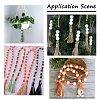 Beadthoven 12Pcs 12 Style Jute Tassel Pendants FIND-BT0001-19-9