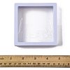 5Pcs Square Transparent PE Thin Film Suspension Jewelry Display Box CON-FS0001-19B-5