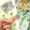 Sunflower Tibetan Style Alloy Pendants TIBEP-CJ0001-09-RS-4