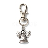 Angel Tibetan Style Alloy Keychain HJEW-JM00559-2