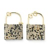 Natural Dalmatian Jasper Pendants G-B012-16G-04-2