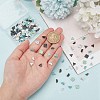 120Pcs 12 Styles Synthetic Turquoise Cabochons TURQ-AR0001-47-3